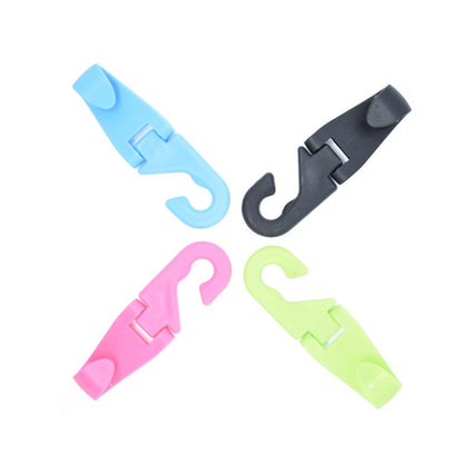 2pcs Mini Car Seat Back Plastic Hook(Random Color Delivery) by buy2fix