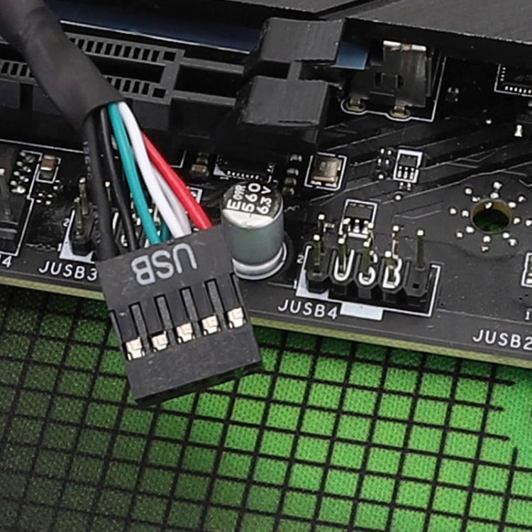 60cm Motherboard 9Pin USB2.0 Extension Cable 26AWG Double Shielded Cord by buy2fix