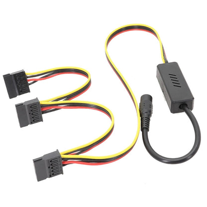 Adapter DC 5.5 x 2.5mm To Hard Disk Power Supply Cable, Model: One To Three SATA by buy2fix