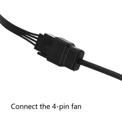 20cm DC5521 Power Adapter To 12V Computer Case 4Pin Fan Cable by buy2fix
