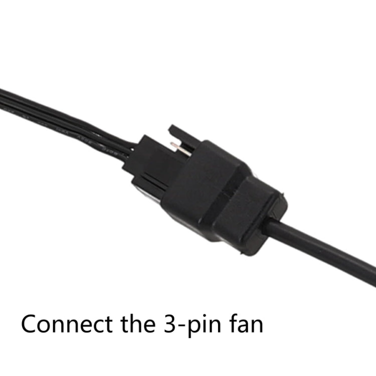 20cm DC5521 Power Adapter To 12V Computer Case 4Pin Fan Cable by buy2fix