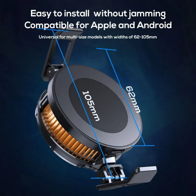 MEMO CX07 Magnetic Universal Mobile Phone Cooler Semiconductor Cooling Back Clip Phone Radiator(Black) - Cooling Fan Radiator by MEMO | Online Shopping UK | buy2fix