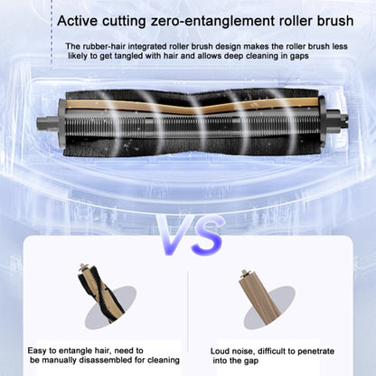 For Dreame X30 / S10PU Vacuum Cleaner Anti-Tangle Roller Brush 2nd Generation Yellow by buy2fix