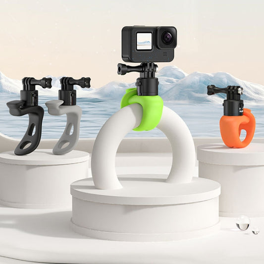 TELESIN TLQ-005 Elastic Quick Release Stand Multi-functional Fixed Silicone Strap Accessories(Black) by TELESIN