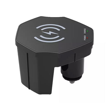 For Audi A6L 15W Car Cigarette Lighter Magnetic Wireless Charger, For Left And Right Driving by buy2fix