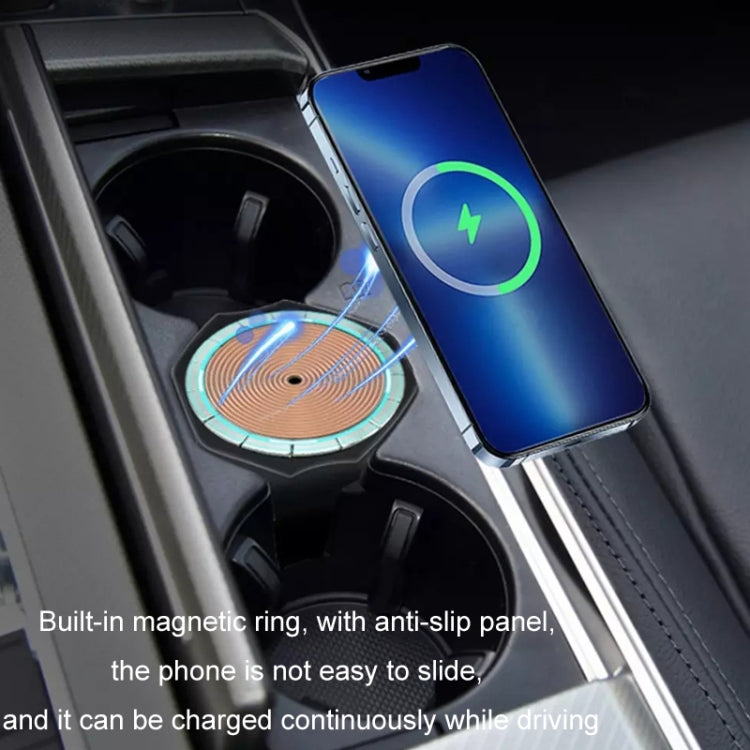 For Audi A6L 15W Car Cigarette Lighter Magnetic Wireless Charger, For Left And Right Driving by buy2fix