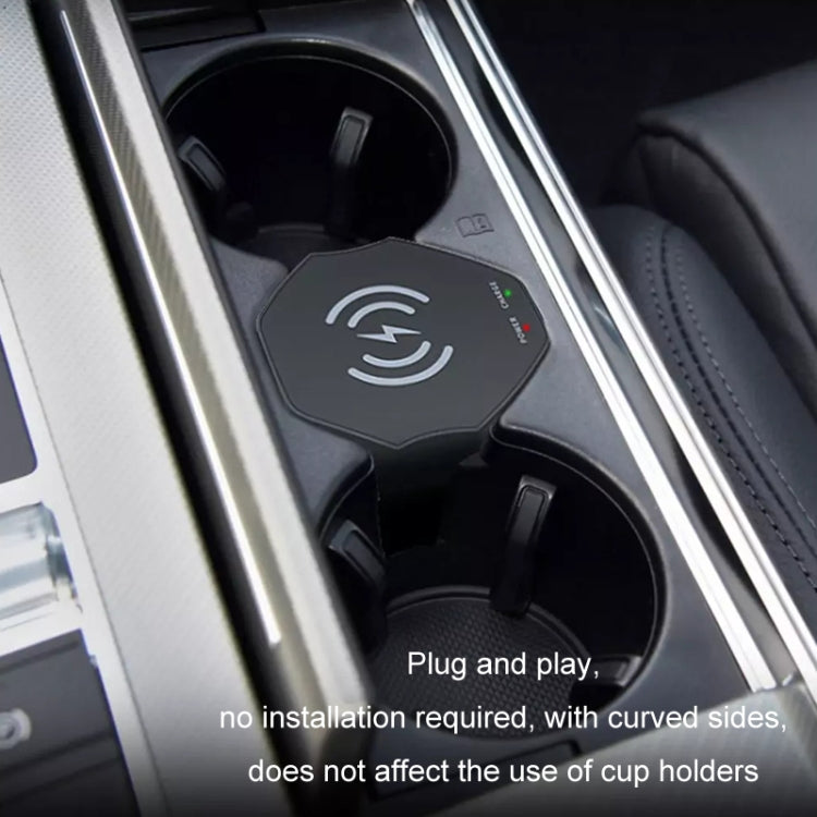 For Audi A6L 15W Car Cigarette Lighter Magnetic Wireless Charger, For Left And Right Driving by buy2fix