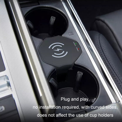 For Audi A6L 15W Car Cigarette Lighter Magnetic Wireless Charger, For Left And Right Driving by buy2fix