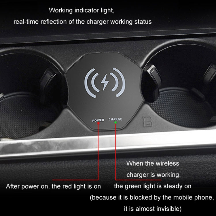 For Audi A6L 15W Car Cigarette Lighter Magnetic Wireless Charger, For Left And Right Driving by buy2fix