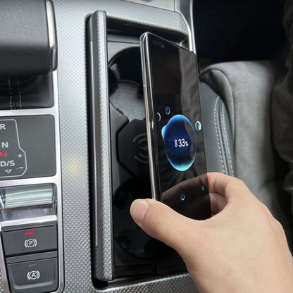 For Audi A6L 15W Car Cigarette Lighter Magnetic Wireless Charger, For Left And Right Driving by buy2fix