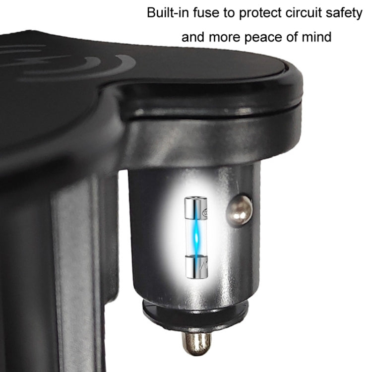 For Audi A8 Car Cigarette Lighter Mobile Phone Wireless Charger, For Left And Right Driving(For 2018-2024) by buy2fix