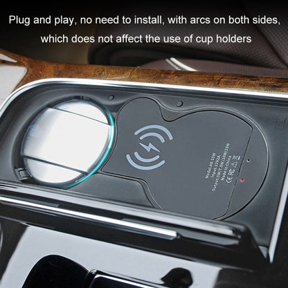 For Audi A8 Car Cigarette Lighter Mobile Phone Wireless Charger, For Left And Right Driving(For 2018-2024) by buy2fix