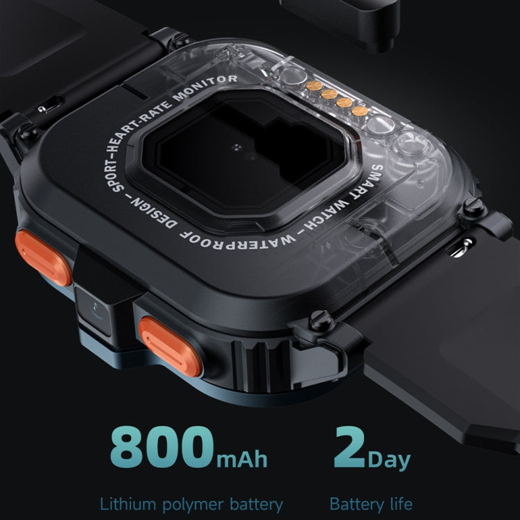 LOKMAT APPLLP 4 MAX 2.02-inch Android 8.1 Full Network Wifi Card Bluetooth Smart Watch(Navy Blue) by LOKMAT