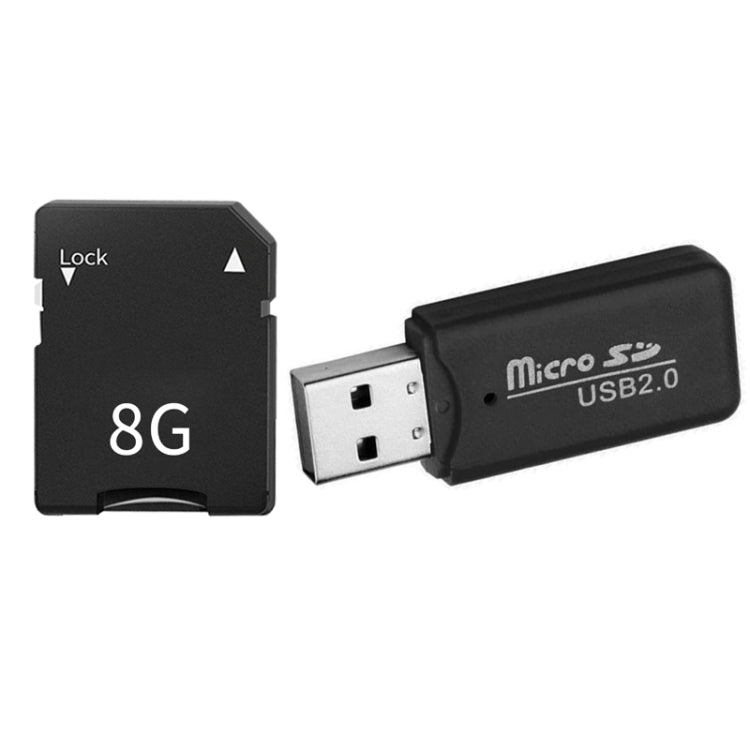 CCD Digital Camera Memory Card + Card Reader(8G) by buy2fix