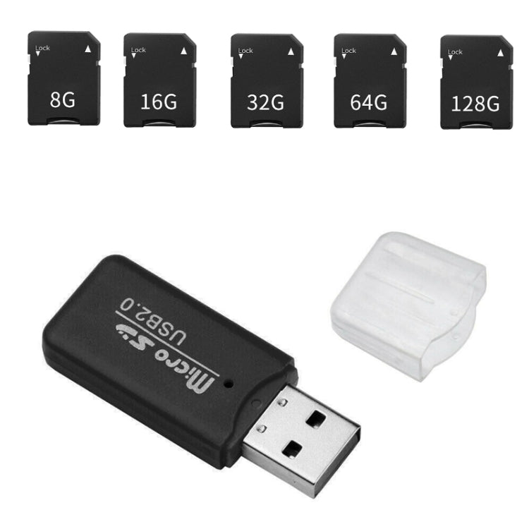 CCD Digital Camera Memory Card + Card Reader(128G) by buy2fix