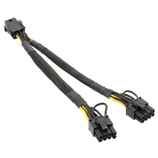 6Pin To Dual 8Pin Graphics Card Set Cable One To Two Power Supply Cable Adapter by buy2fix