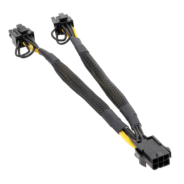 6Pin To Dual 8Pin Graphics Card Set Cable One To Two Power Supply Cable Adapter by buy2fix