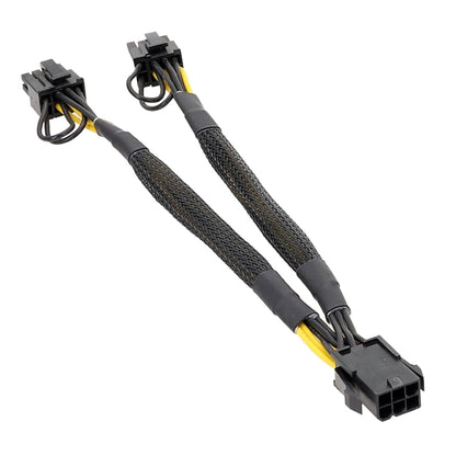 6Pin To Dual 8Pin Graphics Card Set Cable One To Two Power Supply Cable Adapter by buy2fix