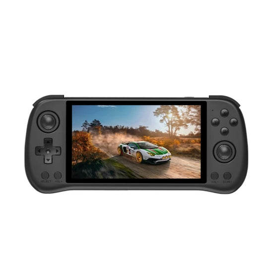 POWKIDDY X55 Game Console 5.5 Inch 1280 X 720 IPS Screen RK3566 Linux System Open-Source Retro Video Player 16GB+128GB(Black)