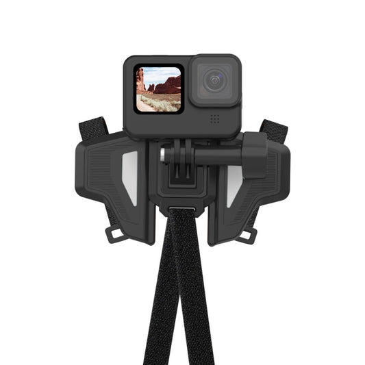 TELESIN GP-HBM-MT2-YH Universal Helmet Mount Holder For Sports Camera - Helmet Mount by TELESIN | Online Shopping UK | buy2fix