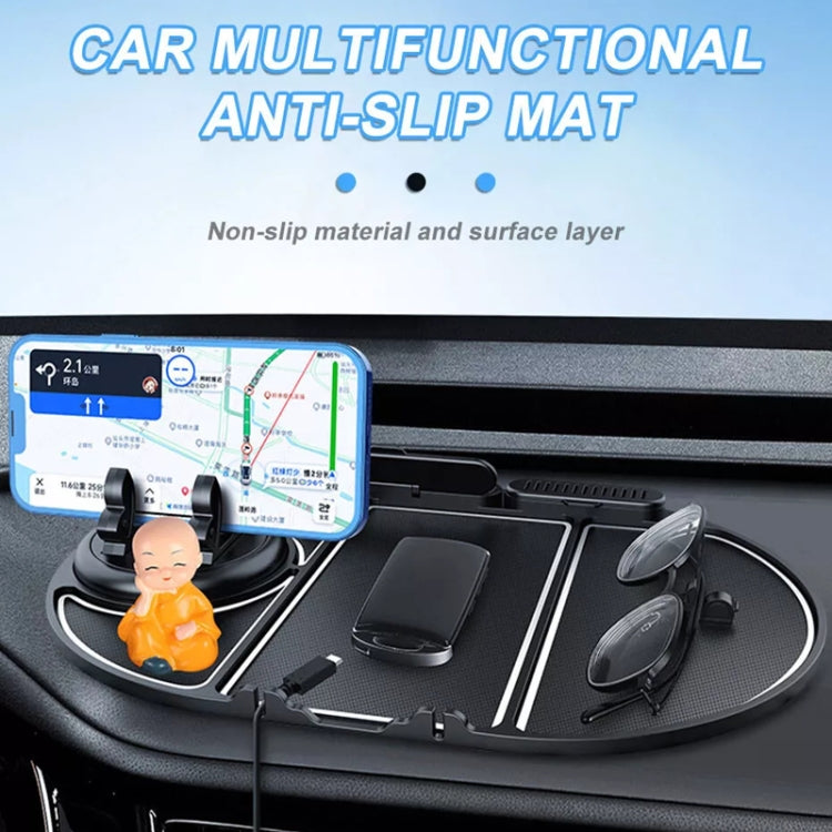 Car Phone Holder Center Console Silicone Anti-skid Pad, Model: CH09 by buy2fix