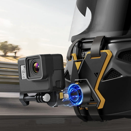 Magnetic Quick Release Motorcycle Helmet Chin Stand Mount For Action Camera by buy2fix