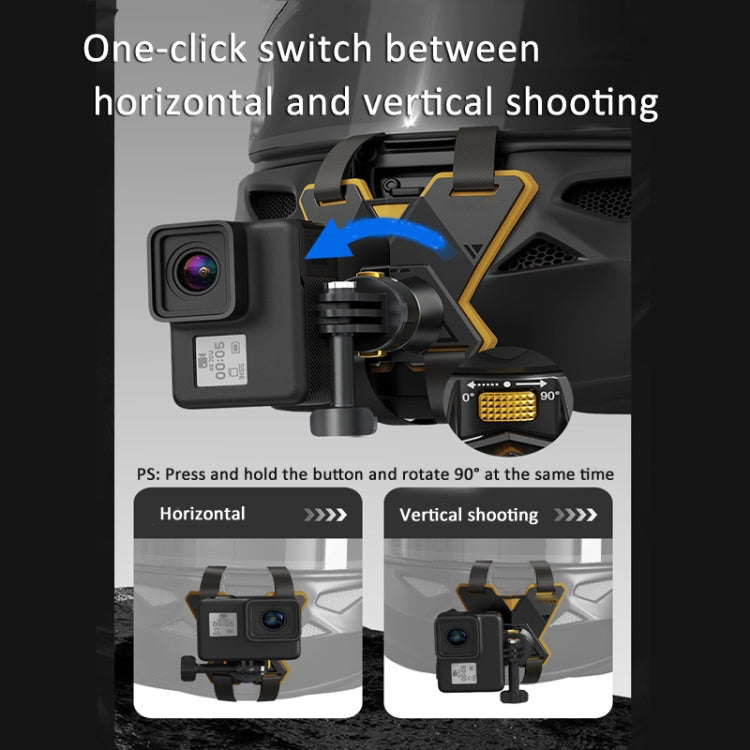 Magnetic Quick Release Motorcycle Helmet Chin Stand Mount For Smart Phone by buy2fix