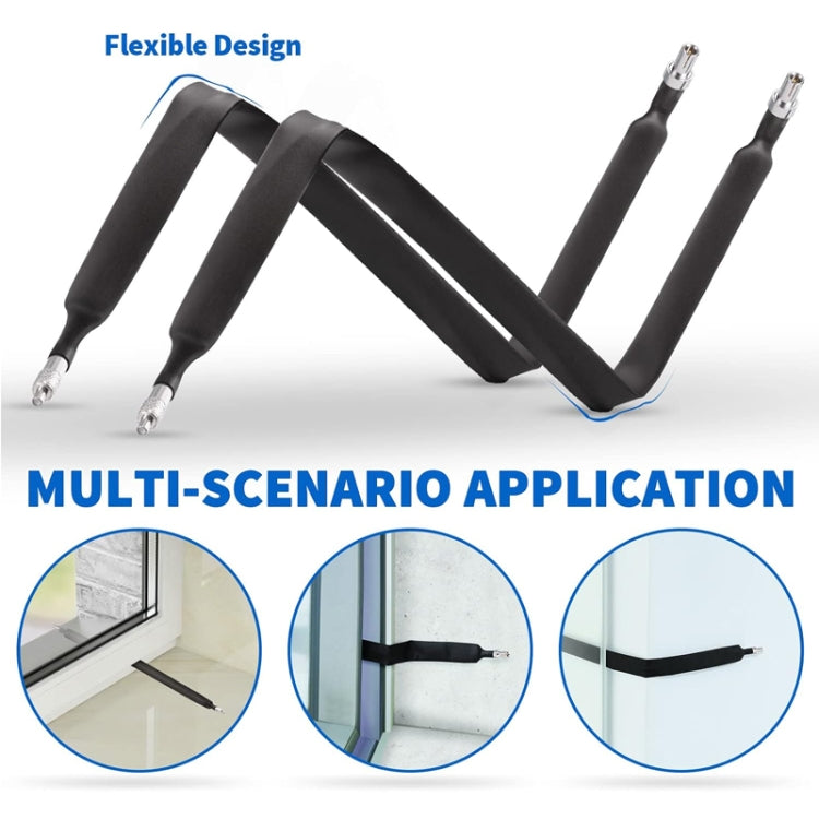 20cm TS9 Male To Female Flat Over Window Cable RF Coaxial Cable by buy2fix