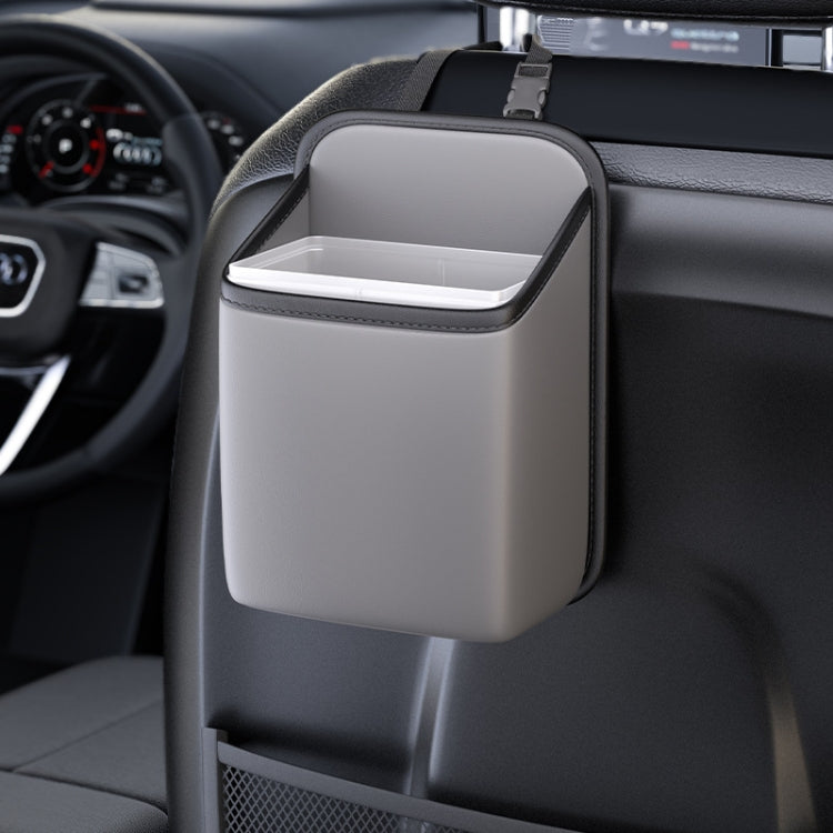 Car Seat Storage Bag With Waterproof Bucket Car Storage Multifunctional Trash Can(Grey) by buy2fix