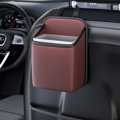 Car Seat Storage Bag With Waterproof Bucket Car Storage Multifunctional Trash Can(Red) by buy2fix