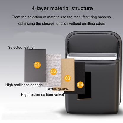 Car Seat Storage Bag With Waterproof Bucket Car Storage Multifunctional Trash Can(Red) by buy2fix