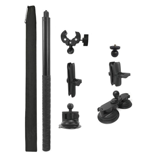 For Insta 360 ONE X / X2 / X3 / X4 Car Top Suction Cup Selfie Stick Bracket, Model: Set 1 by buy2fix