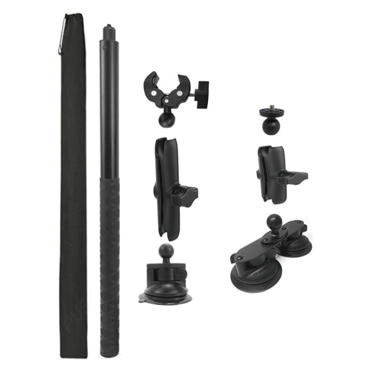 For Insta 360 ONE X / X2 / X3 / X4 Car Top Suction Cup Selfie Stick Bracket, Model: Set 2 by buy2fix