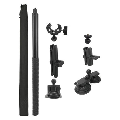 For Insta 360 ONE X / X2 / X3 / X4 Car Top Suction Cup Selfie Stick Bracket, Model: Set 2 by buy2fix