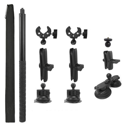 For Insta 360 ONE X / X2 / X3 / X4 Car Top Suction Cup Selfie Stick Bracket, Model: Set 3 by buy2fix