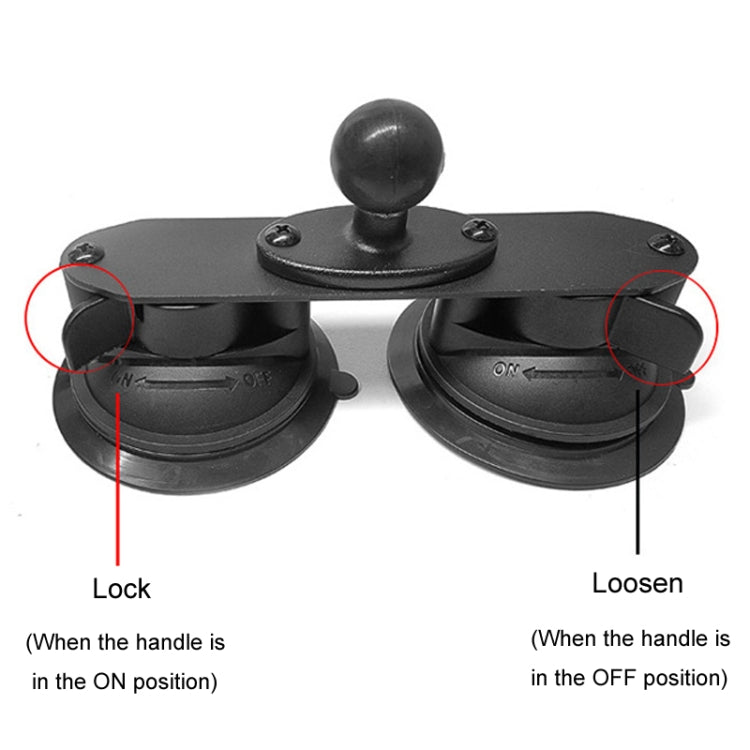 For Insta 360 ONE X / X2 / X3 / X4 Car Top Suction Cup Selfie Stick Bracket, Model: Set 2 by buy2fix