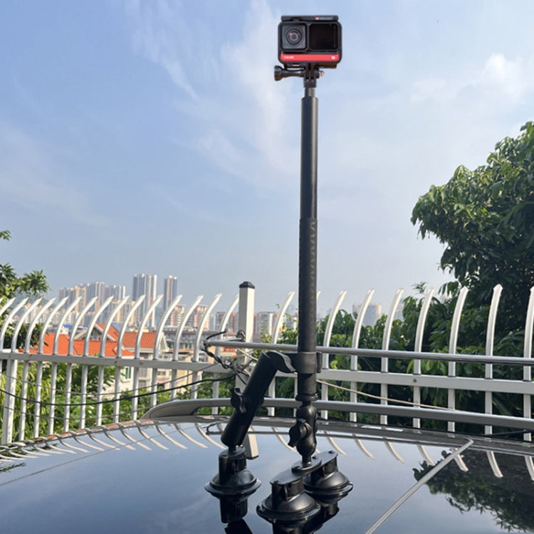 For Insta 360 ONE X / X2 / X3 / X4 Car Top Suction Cup Selfie Stick Bracket, Model: Set 1 by buy2fix