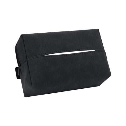 Car Armrest Box Tissue Box Car Sun Visor Seat Back Hanging Tissue Storage Bag(Black) by buy2fix