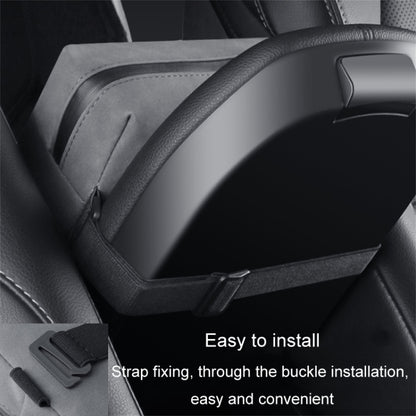 Car Armrest Box Tissue Box Car Sun Visor Seat Back Hanging Tissue Storage Bag(Grey) by buy2fix