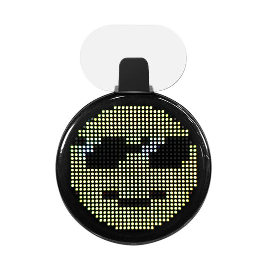 HI.GROOM Car LED Customized Pixel Emoticon Lights Bluetooth Remote Control Interactive AI Screen, Style: No Remote Control - Car Monitor by buy2fix | Online Shopping UK | buy2fix