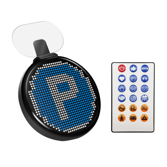 HI.GROOM Car LED Customized Pixel Emoticon Lights Bluetooth Remote Control Interactive AI Screen, Style: With Remote Control - Car Monitor by buy2fix | Online Shopping UK | buy2fix