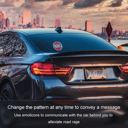 HI.GROOM Car LED Customized Pixel Emoticon Lights Bluetooth Remote Control Interactive AI Screen, Style: No Remote Control - Car Monitor by buy2fix | Online Shopping UK | buy2fix