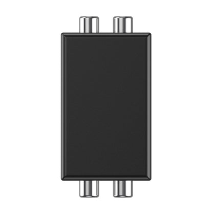 RCA Audio Ground Loop Isolator Anti-Interference Noise Reducer Eliminate Current Sound Bluetooth Receiver(Square) - Live Sound Effects Processors by buy2fix | Online Shopping UK | buy2fix