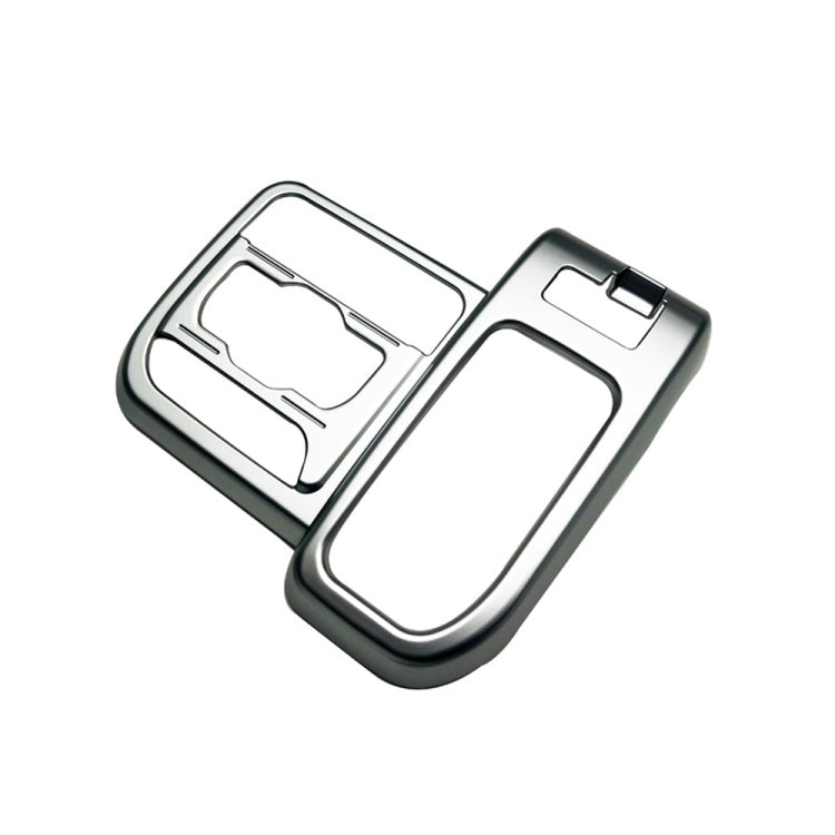 For 2024 Suzuki Spacia Custom Right-Hand Drive Gear Shift Frame Control Panel Decorative Sticker(Silver) by buy2fix