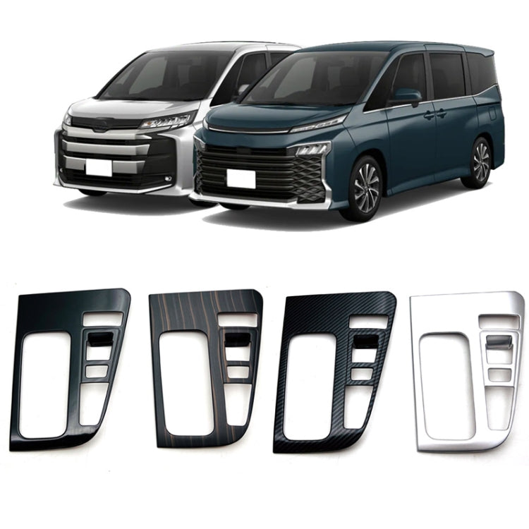 For Toyota 2022 VOXY NOAH 90 Series Right-Hand Drive Front Gear Trim Frame, Size: Hybrid Version(Black) by buy2fix