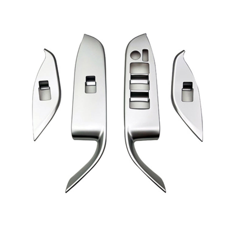 For Toyota 2022 VOXY/Noah 90 Series Right-hand Drive Glass Switch Panel Modification Sticker(Matte Silver) by buy2fix