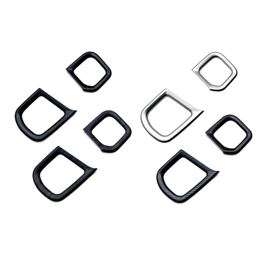 For Honda 2023 N-box JF5/JF6 Right-hand Drive Cup Holder Decorative Frame Patch(Blackwood) by buy2fix