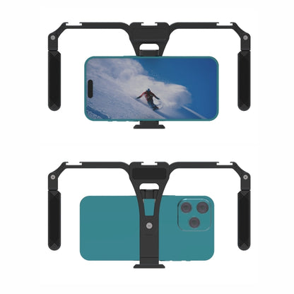 Universal Mobile Phone Gimbal Handle Stabilizer Aluminum Alloy Folding Rabbit Cage - Stand by buy2fix | Online Shopping UK | buy2fix