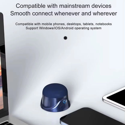 Magnetic Wireless Bluetooth Speaker Subwoofer Mini Portable TWS Mobile Phone Speaker(Black) - Mini Speaker by buy2fix | Online Shopping UK | buy2fix