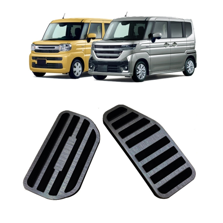 For Suzuki 2023 Spacia MK54S MK94S Right-hand Drive Accelerator Pedal Sticker(Black Titanium) by buy2fix